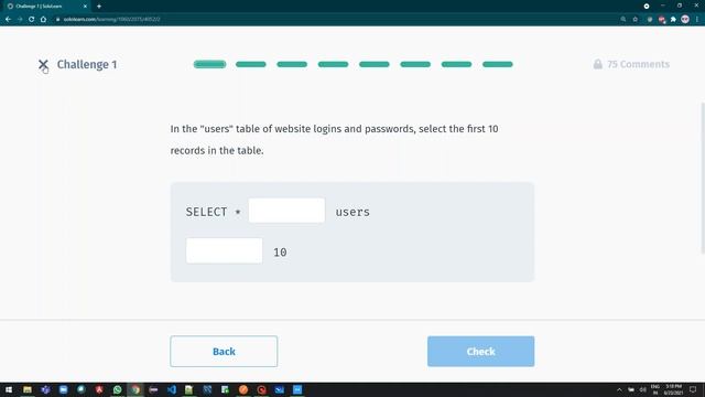 SoloLearn SQL FINAL Project смотреть онлайн
