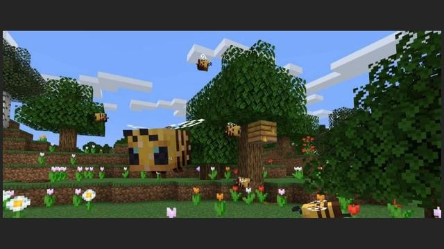 Обзор на snapshot 19W34A/Добавили пчёл в майнкрафт! смотреть онлайн