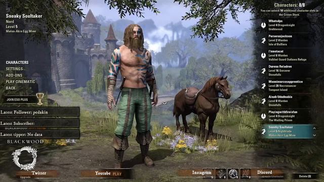 ESO Morrowind Chapter Livestream Nightblade assassin build смотреть онлайн