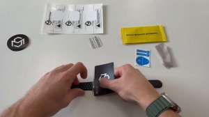 Пошаговая видео-инструкция. Как наклеить защитную гидрогелевую пленку на часы и фитнес браслет?