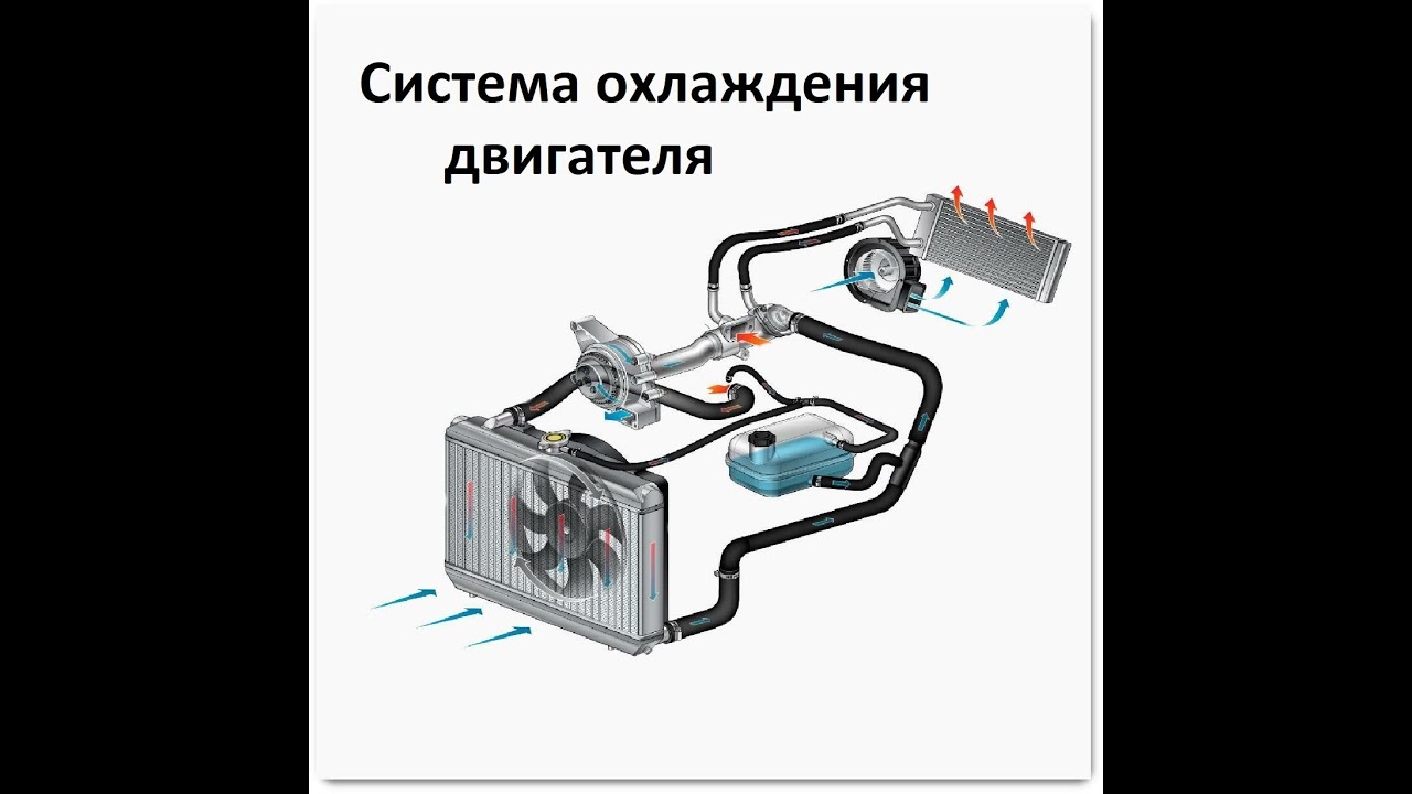 Из чего состоит система охлаждения двигателя автомобиля и как она работает? смотреть онлайн