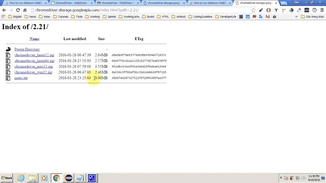 Selenium Java Webdriver - Chrome browser смотреть онлайн