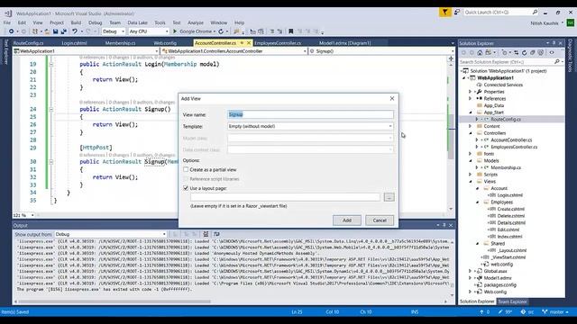 (#54) Login, Signup and Logout in mvc | mvc tutorial for beginners in .net c# смотреть онлайн