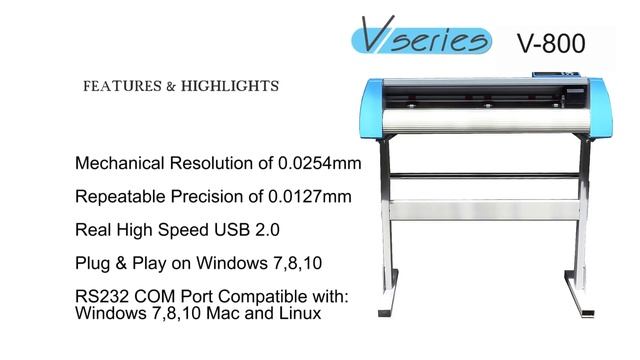 South Africa’s V-Series V-800 Vinyl Cutter 2019 has a New & Fresh Look and a Very Affordable Price смотреть онлайн
