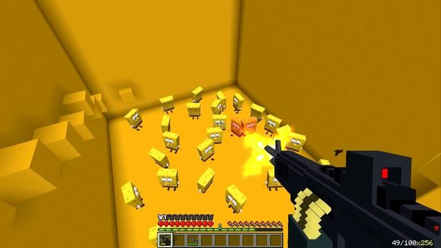 What is HIDDEN in SPONGEBOB and PATRICK TEMPLE in Minecraft ? PYRAMID BATTLE Challenge смотреть онлайн