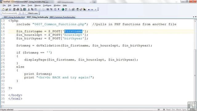 0607 Using Include Files Dynamic Web Design with PHP and MySQL смотреть онлайн