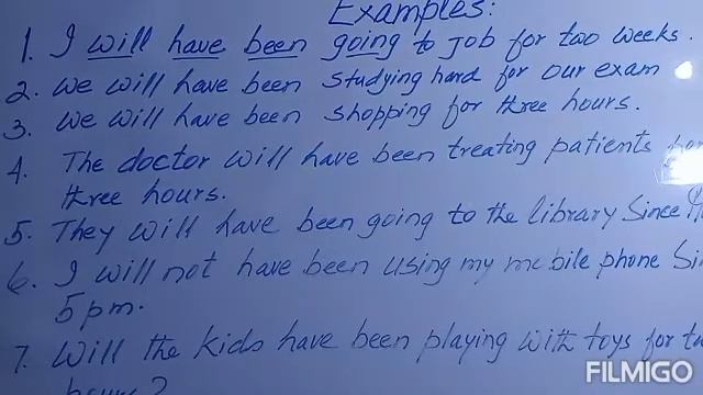 Future Perfect Continuous Tense Exercise. Basic English Grammar. смотреть онлайн