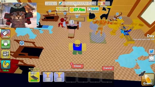 I Unlocked The Max Level GYM in Roblox Gym Tycoon смотреть онлайн
