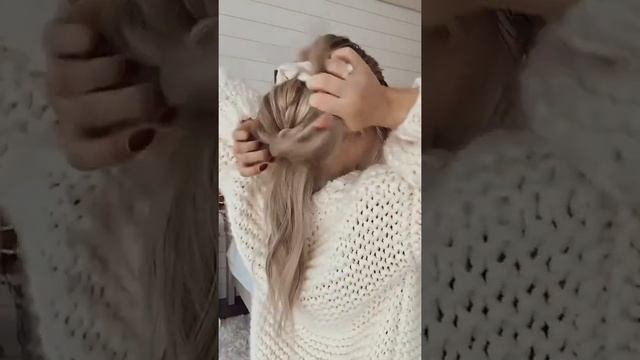 ПРИЧЕСКА НА ДЛИННЫЕ ВОЛОСЫ ВЫСОКИЙ ХВОСТ ЗА МИНУТУ Hair inspiration for tomorrow смотреть онлайн
