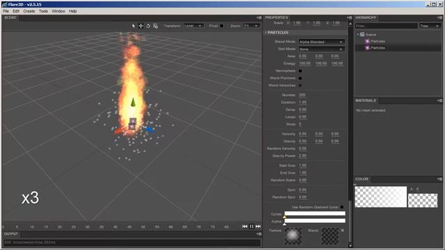 Flare3D / Stage3D Particle Emitters смотреть онлайн