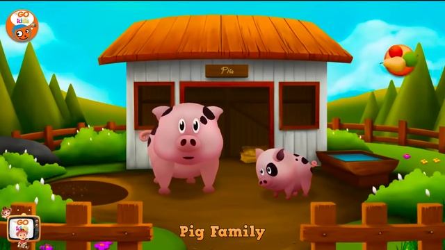 Go Kids TV - Wild Animals Zebra Cartoons Educational video Creative for Kids Hippo Rhino Cow Lion смотреть онлайн