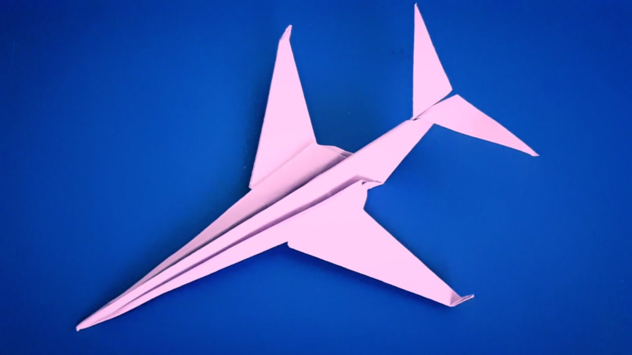 Как сделать самолет из бумаги. смотреть онлайн