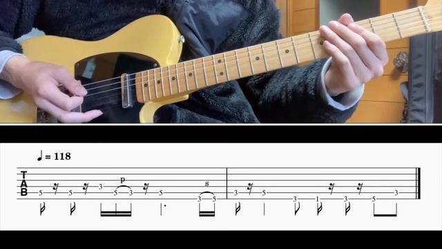 [TAB譜] One More for the Rodeo/UFO Guitar riff [ギター] смотреть онлайн