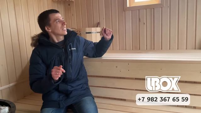 Модульная баня в чистовой отделке. Баня 