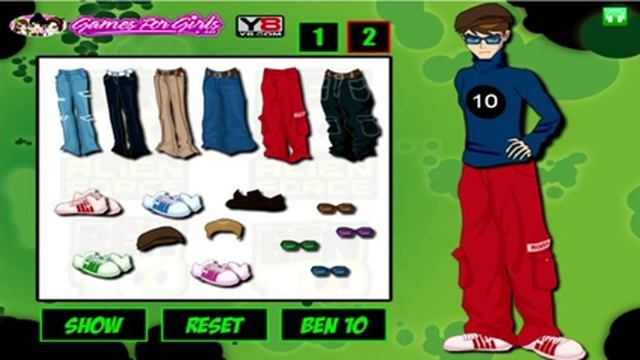 Ben 10 Alien Force Dress Up - Ben10 Games смотреть онлайн