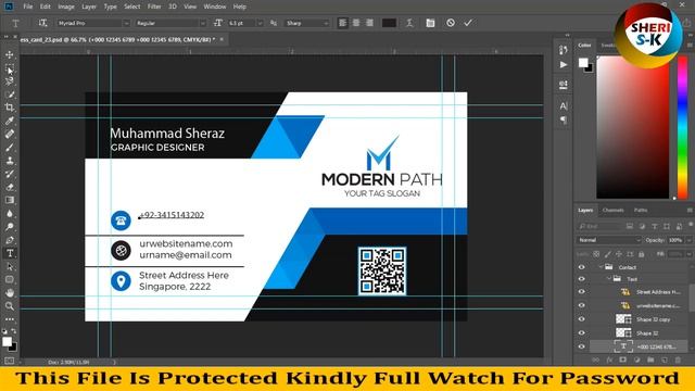 Professional Business Card Design Download In PSD Files |English| |Photoshop Tutorials| смотреть онлайн