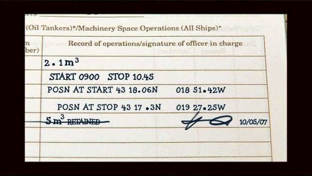 Oil Record Book смотреть онлайн