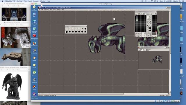 PIXEL ART TIME LAPSE #97 - Dark Fantasy Gargoyle Statue Animation смотреть онлайн