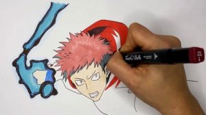 speed drawing Yuji Itadori \\ Sorcery Fight: Jujutsu Kaisen\\Магическая битва\\