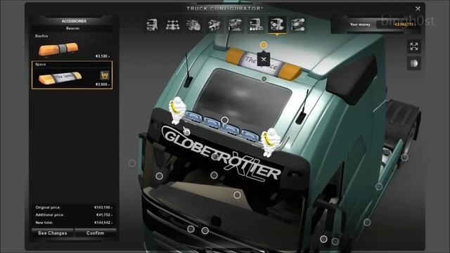 Volvo FH16 Mod Interior ETS2 (Euro Truck Simulator 2) смотреть онлайн