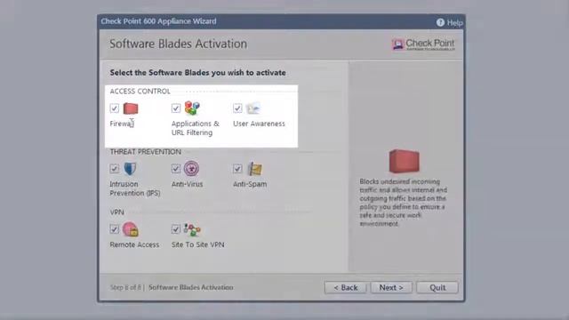 Check Point 600 Appliance Setup смотреть онлайн