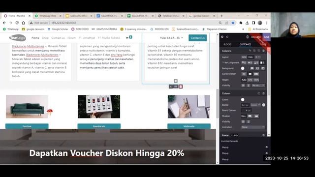 ODOO 16 - Simulasi Modul Website & E- Commerce - SIB X PT CTECH ERP INDONESIA смотреть онлайн