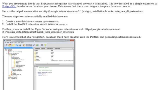 GIS: How to install PostGIS correctly with OpenGeo Suite 4.0 community edition on Windows 7? смотреть онлайн