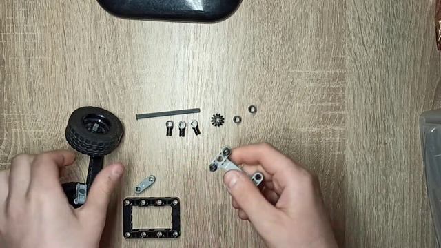 передний мост без подвески и привода LEGO Technic. для начинающих смотреть онлайн