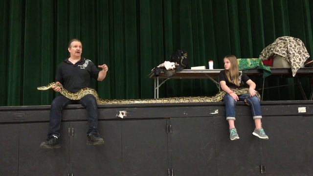 Large Reptile Show Part 05 Bill Boesenberg with Hernia, a Burmese Python смотреть онлайн