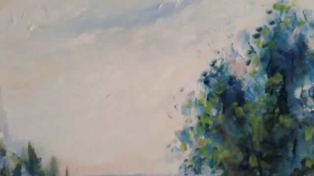 ДОРОГА К МОРЮ.Новая авторская работа,глянцевый акрил,холст 50х60.Нарисовать мечту! смотреть онлайн