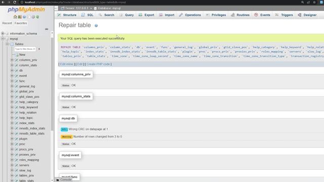 Rename a Database on MySQL & and fix 1030 Got error 176 Read page with wrong checksum from storage смотреть онлайн