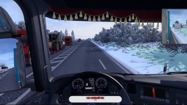 Euro truck simulator2= winter mod смотреть онлайн