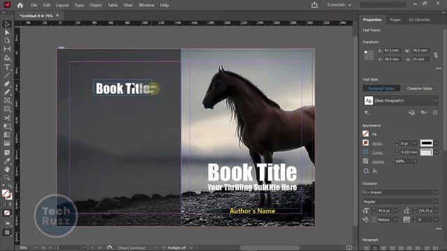 ✅ How to Create a Book Cover Layout Design in InDesign Tutorial смотреть онлайн