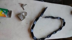 Как сделать противоугонную цепь для велосипеда своими руками/ Anti-theft chain for a bicycle