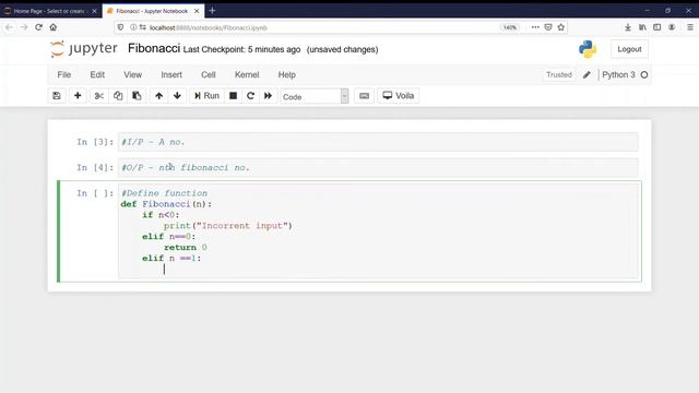 Python Program to find nth Fibonacci number using Recursion смотреть онлайн