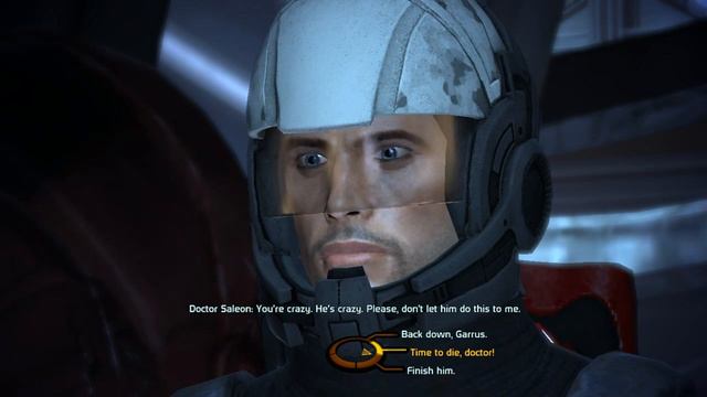 Mass Effect - Letting Garrus kill Dr. Saleon смотреть онлайн