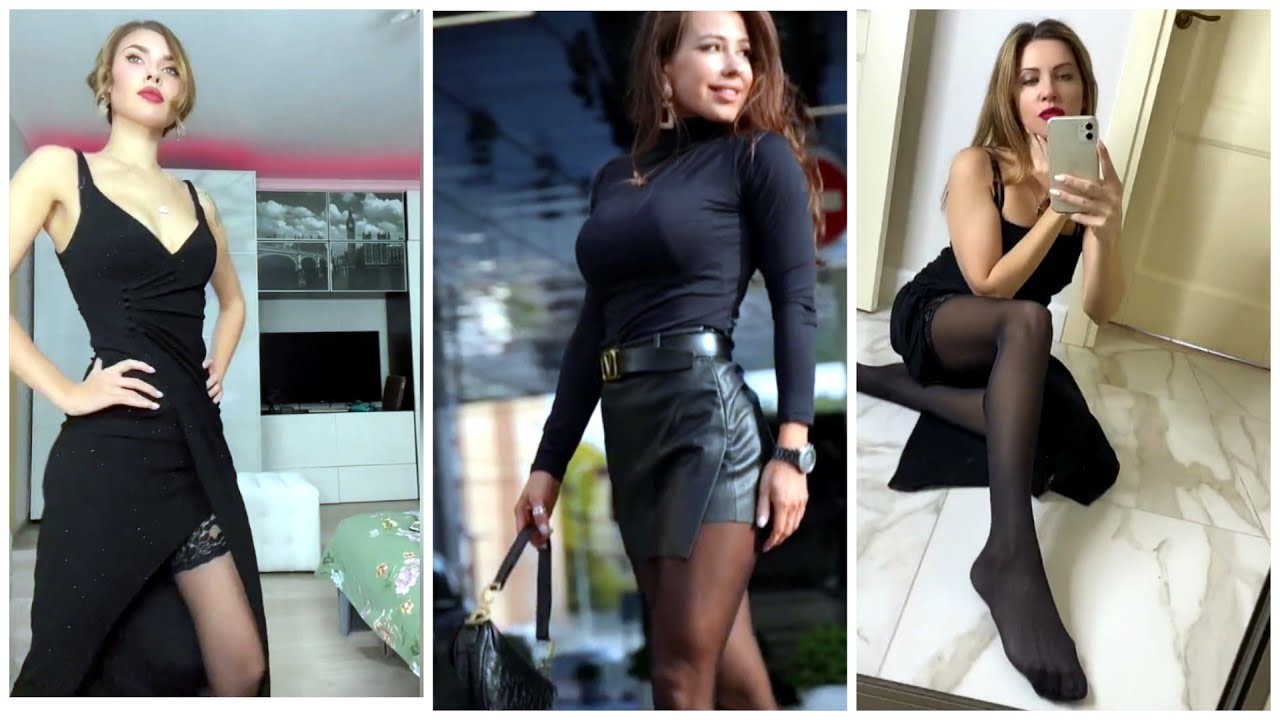 Sexy Nylon Pantyhose Legs Girls TikTok Collection#50 | Девушки в Чулках и Колготках из ТикТока