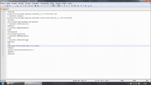 Instalação e configuração do Eclipse смотреть онлайн