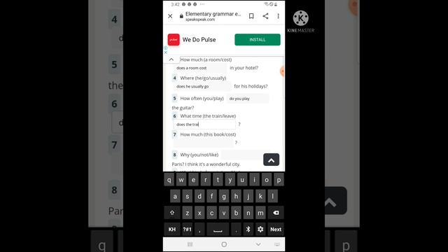 Mao Phirun English Club/Elementary Grammar Exercises6 /Present simple questions смотреть онлайн