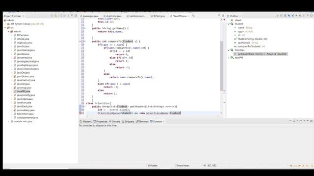 JAVA PRIORITY QUEUE || HACKER RANK || NO COMMENTARY смотреть онлайн