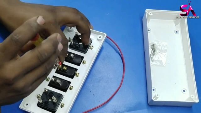 Electric Board Wiring Connection 2 Socket 2 Switch & Indicator Light Board, смотреть онлайн