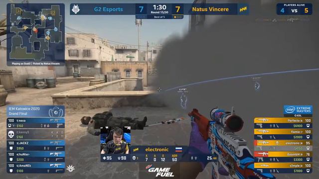 НАВИ ЧЕМПИОНЫ МИРА!!! ГРАНД ФИНАЛ КАТОВИЦЫ!!! Navi Vs G2 - IEM KATOWICE 2020