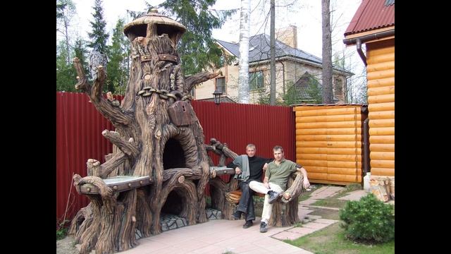 забор, беседки. оформление усадьбы. детские площадки, работа бригады Спиридонова Юры. смотреть онлайн