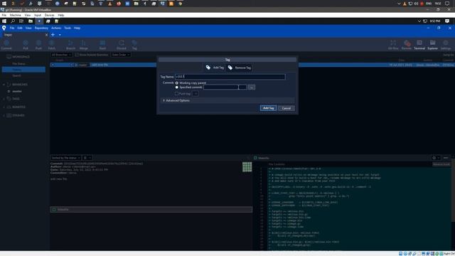 Добавление тега | SourceTree | Git | Mercurial | Windows | 2021 смотреть онлайн