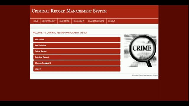 Criminal Record Management System | PHP and MySQL Project Source Code | PHP MySQL CRUD Project смотреть онлайн