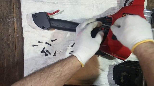 ремонт триммера ,двигатель *CRAFTSMAN*32CC ч.1 смотреть онлайн