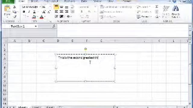 Excel Text Box смотреть онлайн