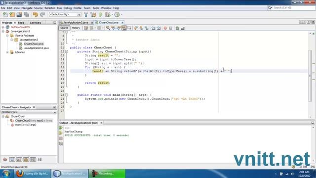 Chuẩn hoá chuỗi viết hoa ký tự đầu trong Java смотреть онлайн