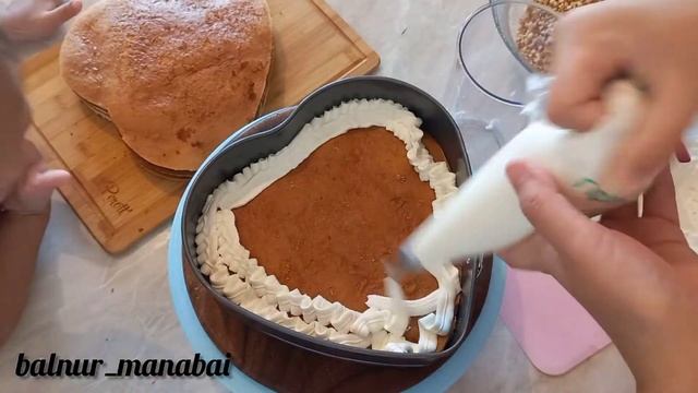 Сүтті қыз торты. Молочная девочка. Торт Сердечко ?? казакша рецепт смотреть онлайн