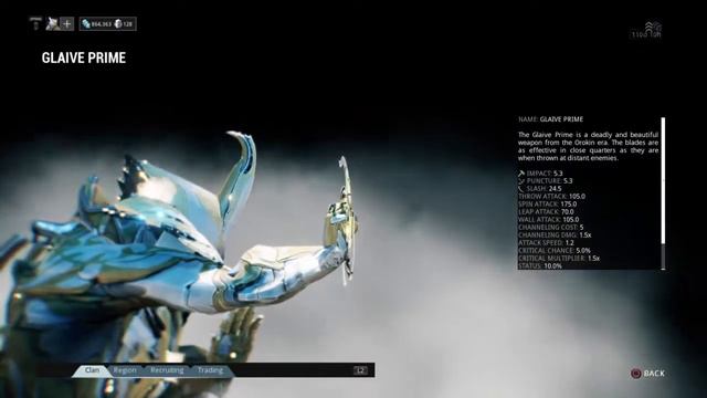WARFRAME: Weapons Archive: GLAIVE PRIME смотреть онлайн
